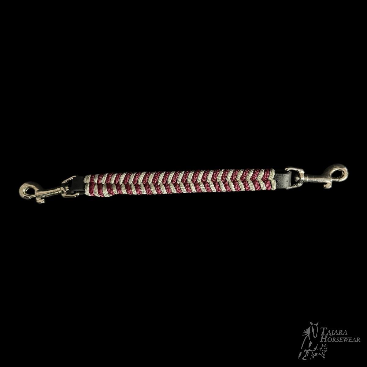 Vollblut/COB Set umflochtene altenglische Trense + Vorderzeug, Zügel, Angstriemen (TH392)